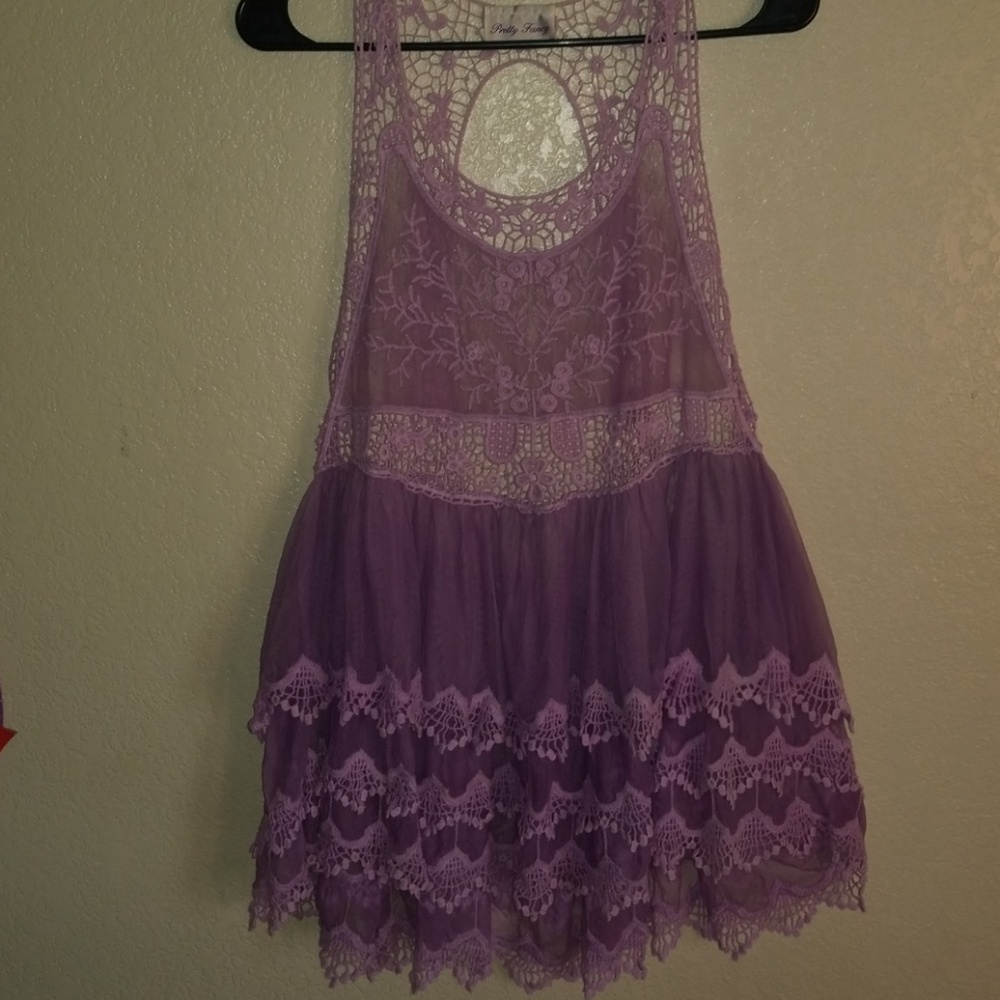 Boho top, bikini cover up